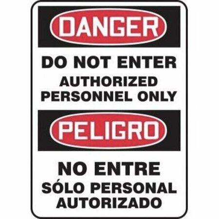 SPANISH BILINGUAL OSHA DANGER SBMADM131XL